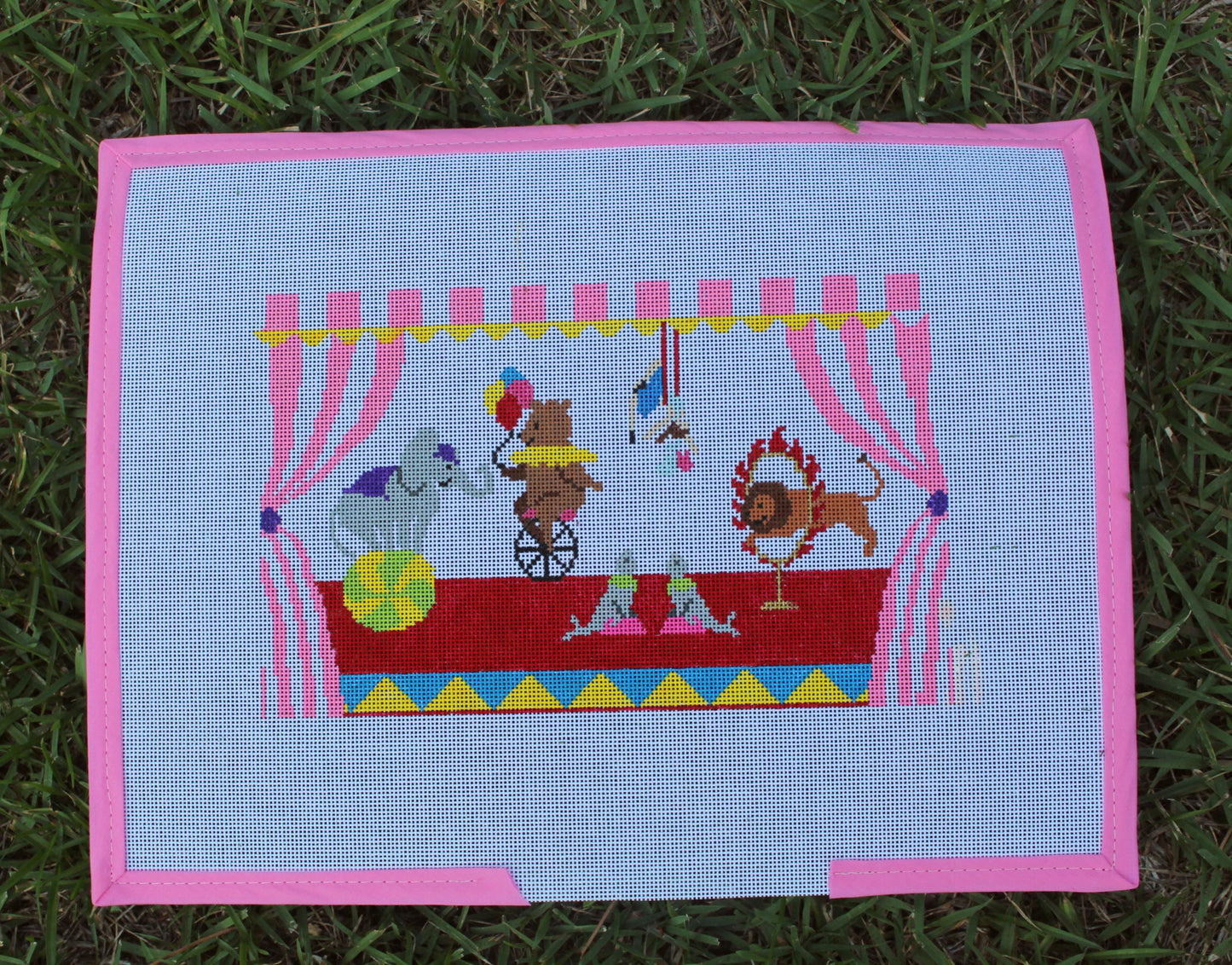 Circus Party Needlepoint Canvas