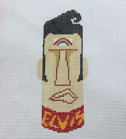 ELVIS Tiki Needlepoint Canvas
