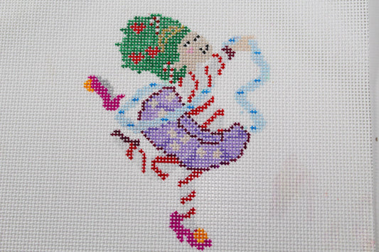 Fancy Nancy Christmas Needlepoint Canvas