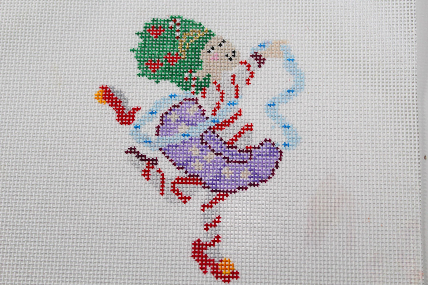 Fancy Nancy Christmas Needlepoint Canvas