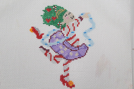 Fancy Nancy Christmas Needlepoint Canvas
