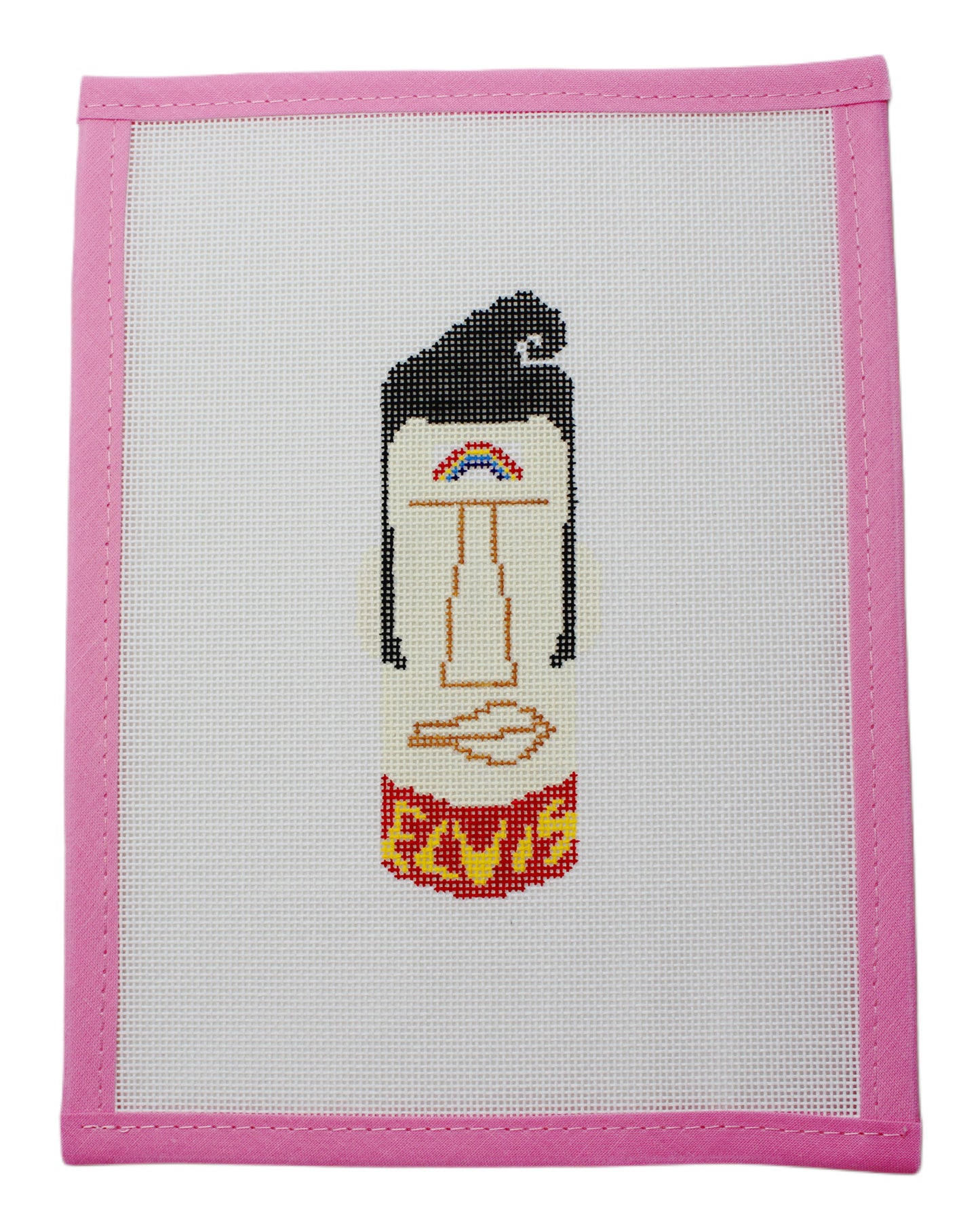 Elvis Tiki Needlepoint Canvas