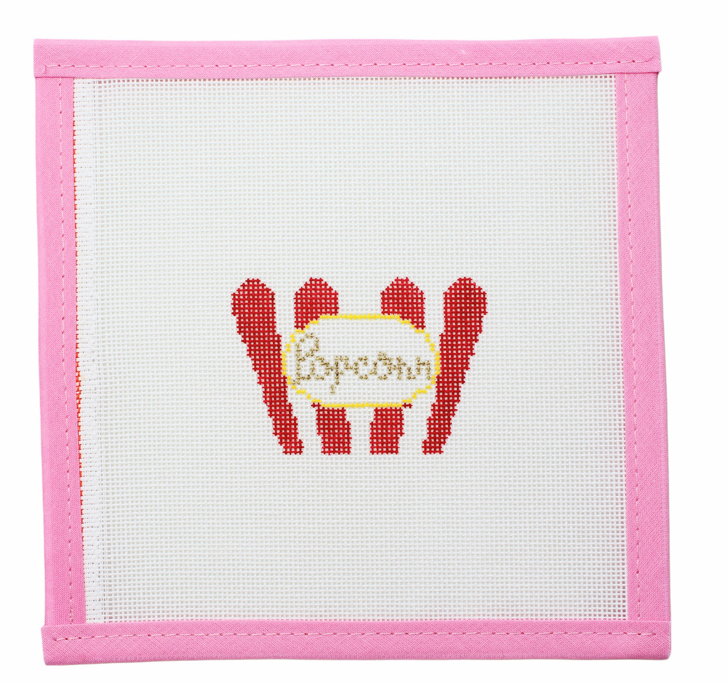 Popcorn Bucket Needlepoint Canvas