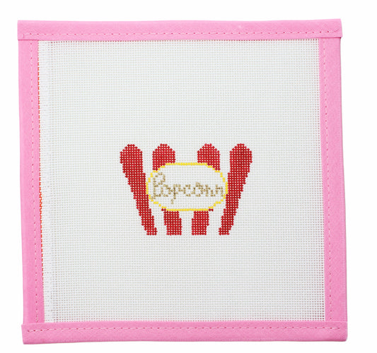 Popcorn Bucket Needlepoint Canvas