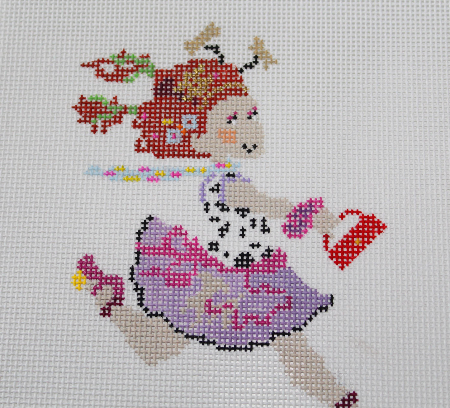 Fancy Nancy Ooh-La-La Needlepoint Canvas