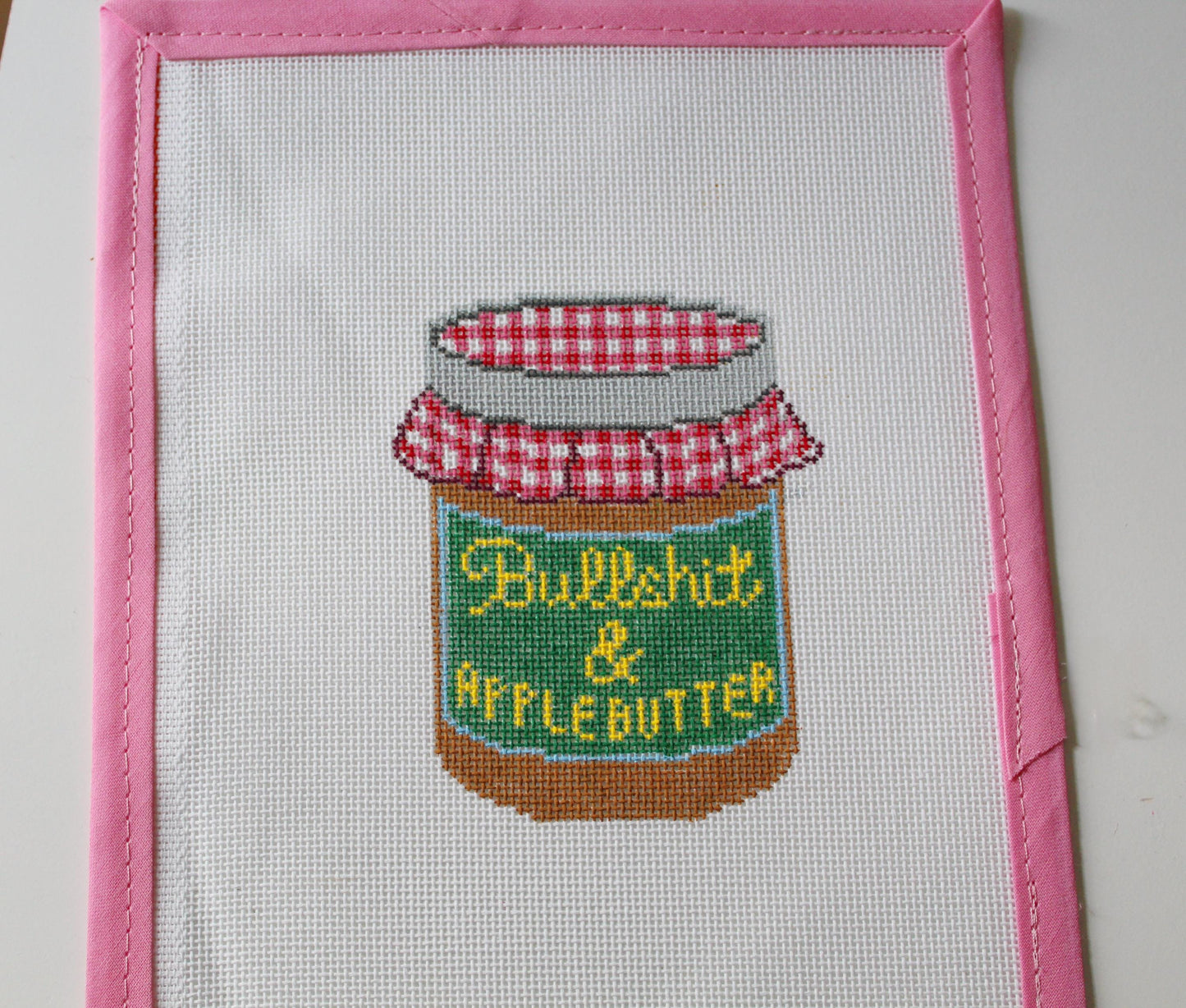 Apple Butter Needlepoint Canvas